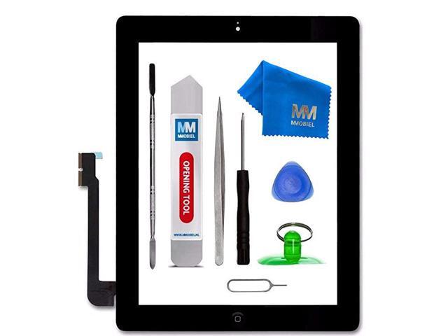 Pack of 5 Digitizer Repair Kit Compatible with iPad 3 Black 97 Inch Touchscreen Front Display Incl Tool kit