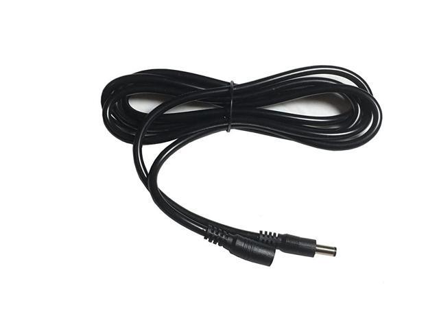 HDCX6T 6ft 21mm x 55mm DC Power Adapter Extension Cable 18AWG Heavy Duty Cord for 12V 24V Wireless Camera LED and More
