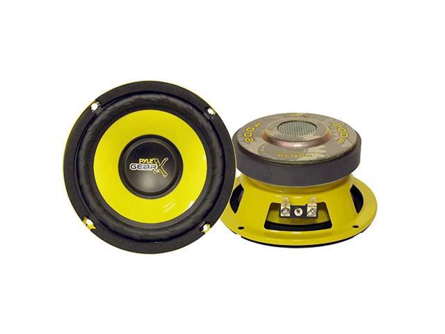 Car Mid Bass Speaker System Pro 5 Inch 200 Watt 4 Ohm Auto MidBass Component Poly Woofer Audio Sound Speakers For Car Stereo w 30 Oz Magnet