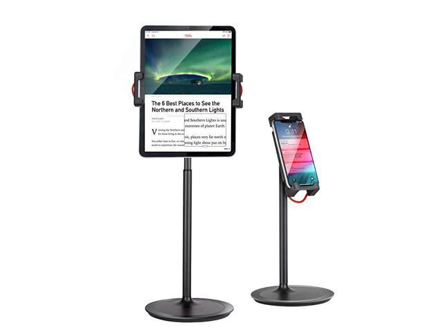 Tablet Ipad Stand Holder Adjustable Phone Stand 360 Degree Rotating Aluminum Alloy Cradle Desktop Holder Dock for 47129 Screen Phones iPad