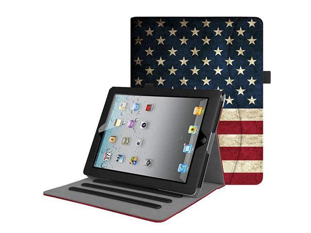 Case for iPad 2 3 4 Old Model 97 inch Tablet Corner Protection MultiAngle Viewing Smart Stand Cover with Pocket Auto SleepWake for iPad 23 iPad 4th