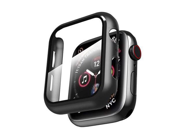 Case Compatible with Apple watch Series 6 SESeries 54 40mm with Built in Screen Protector All Around Hard PC Case with Tempered Glass Screen