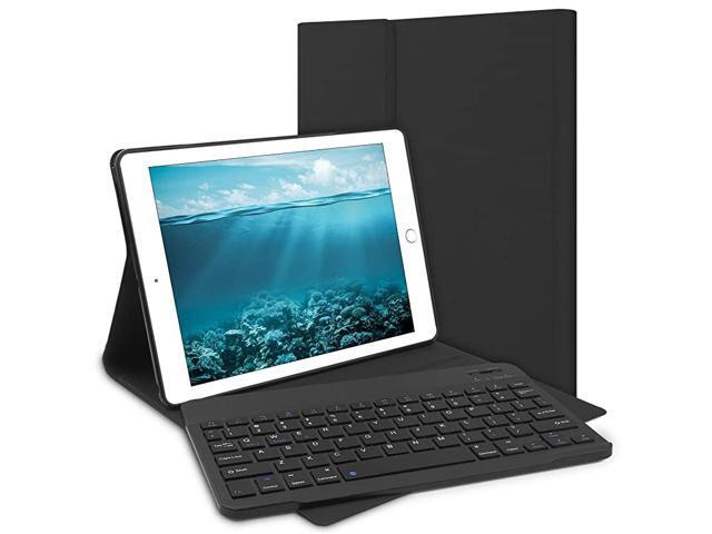 Case 97 inch with Pencil Holder for iPad 6th Gen 5th Gen iPad Pro 97inch iPad Air 2 iPad Air 1 Detachable Wireless Bluetooth Smart Folio Leather