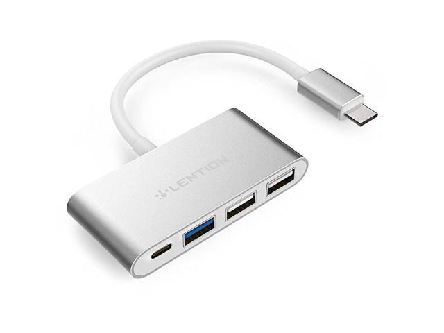 4in1 USBC Hub with Type C USB 30 USB 20 Compatible 20202016 MacBook Pro 131516 New Mac AirSurface ChromeBook More Multiport Charging Connecting