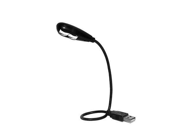 Reading Lamp with 2 LED Lights and Flexible Gooseneck 2 Brightness Settings and OnOff Switch for Notebook Laptop Desktop PC and MAC Computer