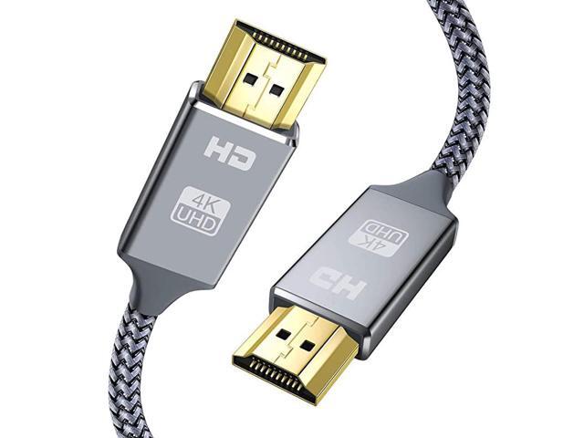 4K HDMI Cable 1FT HDMI Cord High Speed 18Gbps HDMI to HDMI Cable4K 3D 2160P 1080P Ethernet 28AWG Braided HDMI 20 Cable Audio Return Compatible UHD