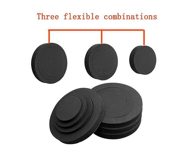 6 65 675 inch Universal EVA Self Adhesive Sponge High Rebound Waterproof Car Door Speaker Foam Fast Rings Baffle Kit