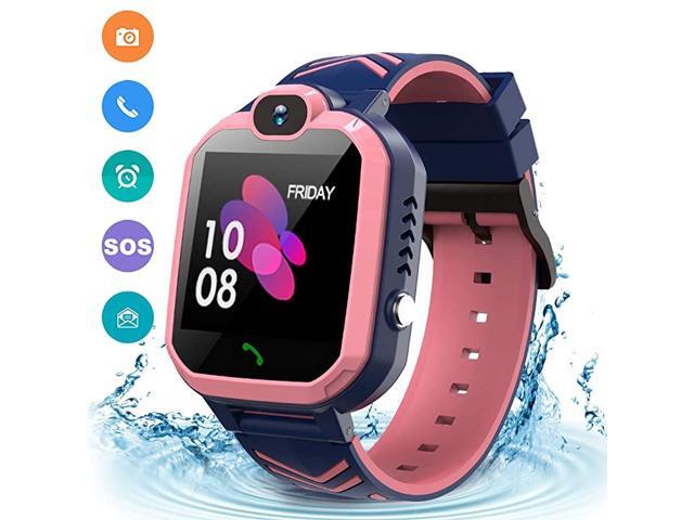 Waterproof Smart Watch Phone GPSLBS Tracker Smart Watch for for 312 Year Old Compatible iOS Android Smart Watch Christmas Birthday Gifts for
