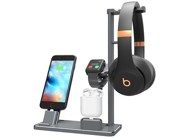 Watch Stand Station for Apple Watch Charging Dock Station Phone Docking Holder iPhone Station for Apple Watch 4 3 2 1 AirPods Phone Xs X Max XR 7