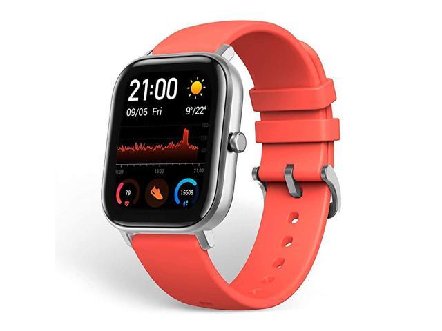 GTS Fitness Smartwatch with Heart Rate Monitor 14Day Battery Life Music Control 165 Display Sleep and Swim Tracking GPS Water Resistant Smart