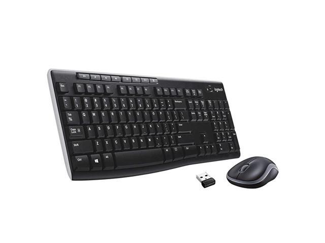 MK270 Wireless Keyboard and Mouse Combo Keyboard and Mouse Included 24GHz DropoutFree Connection Long Battery Life Mouse and Keyboard Standard