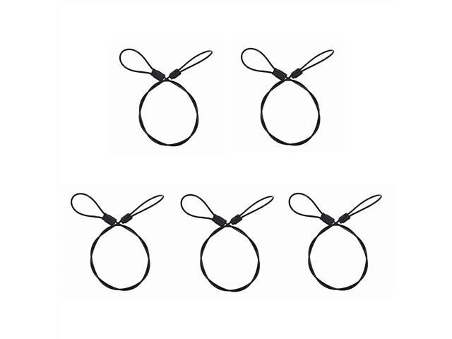 Steel Tether Lanyard with 5PCS 24Inch for GoPro Hero 543+321Session and Other Applicable Equipment24in