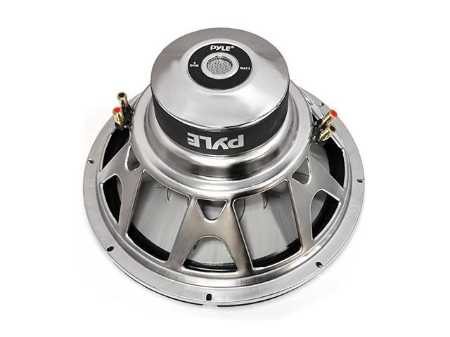 Car Vehicle Subwoofer Audio Speaker 10 Inch Blue Injection Molded Cone Blue ChromePlated Steel Basket Dual Voice Coil 4 Ohm Impedance 1000W Power