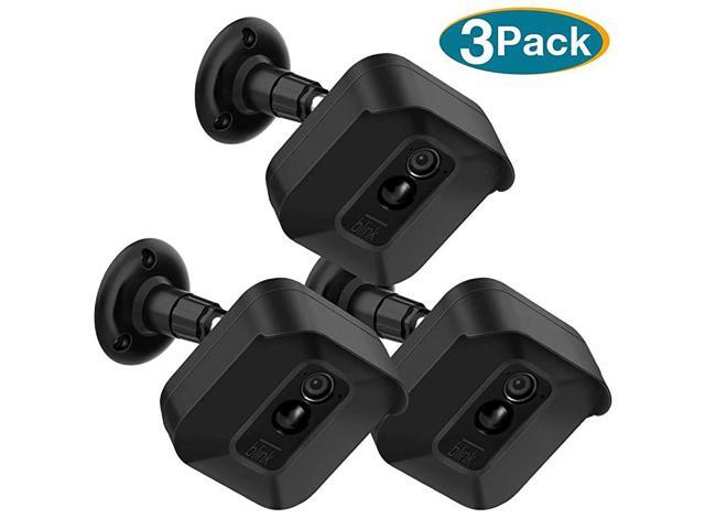Wall Mounts for Blink Outdoor Camera Outdoor Weather Proof Housing with Adjustable Mount for Blink XTXT2 Home Security System 3 Pack Black