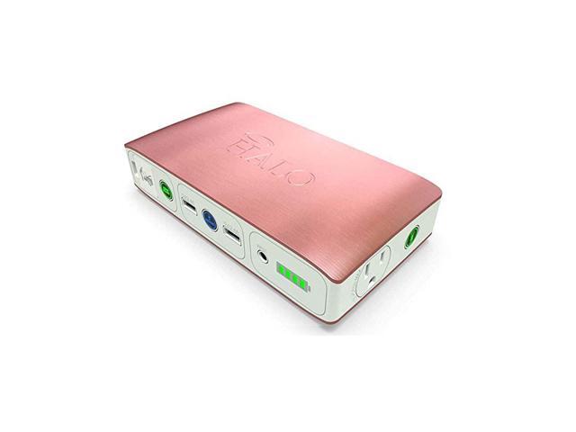 Bolt 58830 mWh Portable Phone Laptop Charger Car Jump Starter with AC Outlet and Car Charger Rose Gold