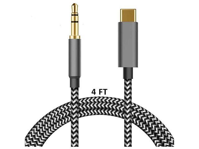 C to 35mm Aux Cable Compatible with Google Pixel 44XL33 XL22XL Galaxy Note 1010+S2020+Note 2020 Ultra OnePlus 6T77Pro7T88Pro 4FT