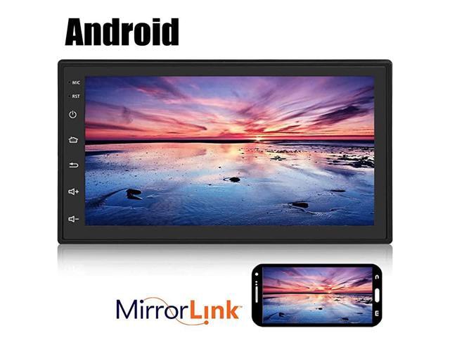 Android 91 Car Radio with Bluetooth 7 Touch Screen Car Stereo with GPS NavigationWiFi ConnectedDual USBFM Radio Receiver Support iOSAndroid Phone