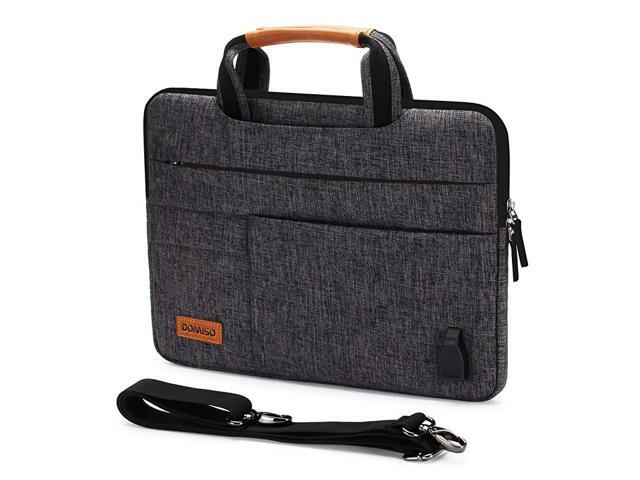 101 Inch MultiFunctional Laptop Sleeve Business Briefcase Messenger Bag with USB Charging Port for 101105 Inch Laptop Tablet iPad Pro iPad Air