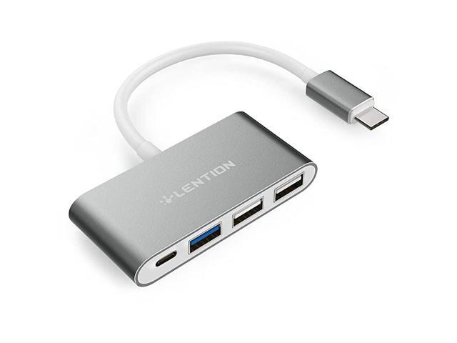 4in1 USBC Hub with Type C USB 30 USB 20 Compatible 20202016 MacBook Pro 131516 New Mac AirSurface ChromeBook More Multiport Charging Connecting