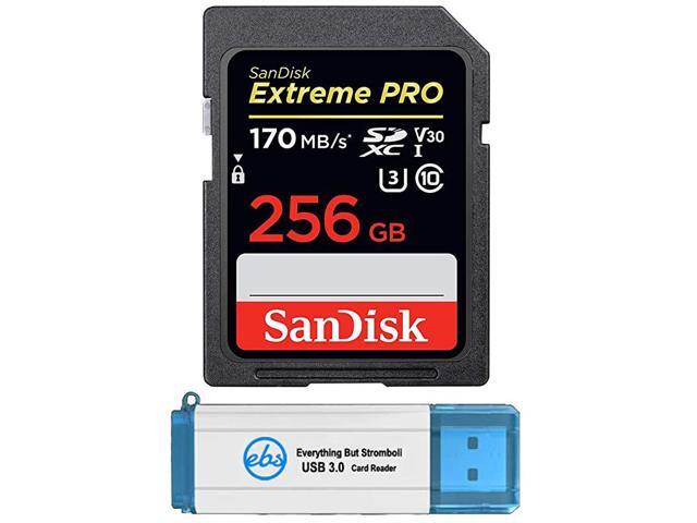 256GB SDXC SD Extreme Pro Memory Card Class 10 Works with Sony CyberShot DSCRX100 VII RX100 VI RX100 VA Camera SDSDXXY256GGN4IN Bundle with 1