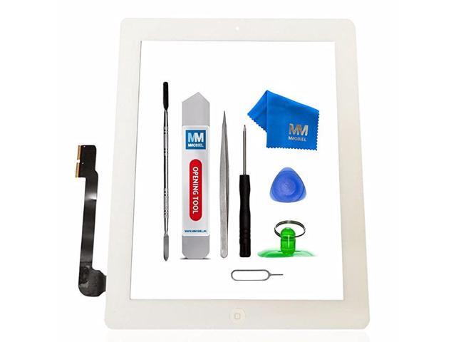 Digitizer Compatible with iPad 3 White 97 Inch Touchscreen Front Display Assembly Incl Tool kit