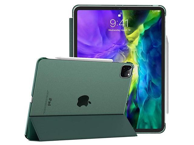 Case Fit New iPad Pro 11 Inch 2020 2nd Generation Support iPad Pencil Charging Smart Slim Lightweight Translucent Frosted Back Protective Cover