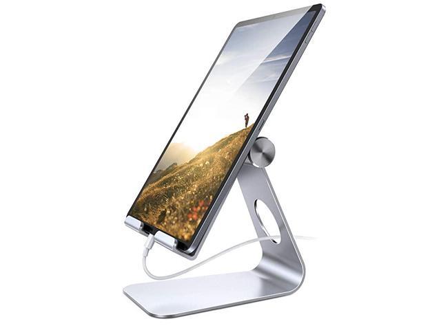 Tablet Stand Adjustable Phone Stand Desktop Stand Holder Dock Compatible with Phone Xs Max XR New iPad 2018 Pro 97 105 Air Mini 2 3 4 Kindle
