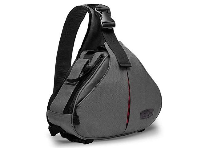 Camera Bag Sling Backpack Camera Case Waterproof with Rain Cover Tripod Holder Compatible for DSLRSLR Mirrorless Cameras Canon Nikon Sony Pentax