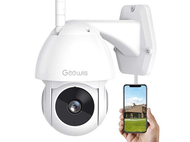 Security Camera Outdoor 1080P PanTilt 24G WiFi Home Smart Security Surveillance IP Camera Wired with Waterproof Night Vision 2Way Audio Motion