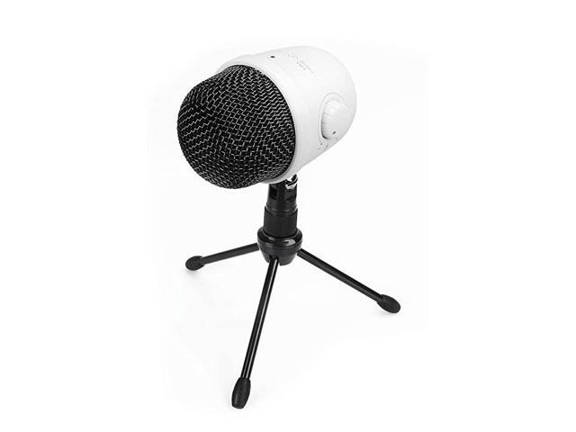 Basics Desktop Mini Condenser Mic Microphone White