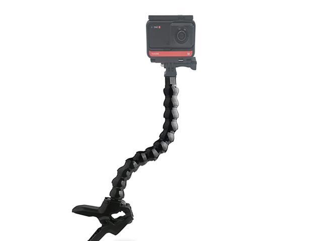 Flexible Monopod Gooseneck Jaws Flex Clamp Mount Compatible with Insta360 one X One RSamsung Gear 360 Ricoh Theta V 360 Digital Cameras
