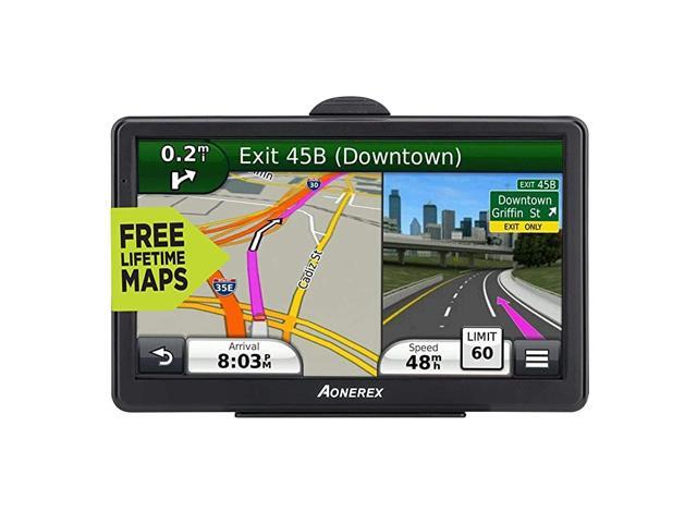 GPS Navigation 7inch 256Mb8GB Voice Navigation Voice Steering Prompt Free map Update for Lifetime