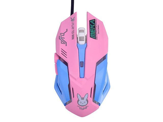 Mouse Breathing LED Backlit Gaming Mouse DVA Genji Reaper Wired USB Computer Mouse for PC Mac Esports Gamers