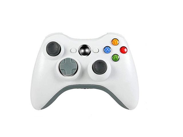 Wireless Controller for Xbox 360 Xbox 360 Joystick Wireless Game Controller for Microsoft Xbox Slim 360 PC Windows 7810 White