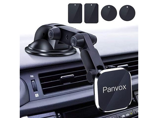 Magnetic Phone Car Mount Universal Dashboard Windshield Car Phone Mount Holder with Upgraded 32 Suction Cup8 Strong Magnets Compatible with iPhone