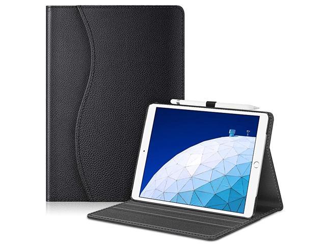 Case for iPad Air 3rd Gen 105 2019 iPad Pro 105 2017 Sleek Shield Premium PU Leather Slim Fit Multi Angle Stand Cover with Pocket Pencil Holder