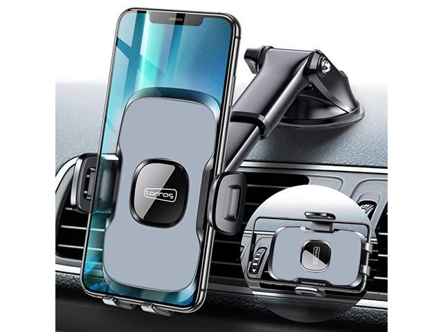 Universal Car Phone Mount Holder Military Grade Cell Phone Holder for Car Windshield Dash Vent Compatible with iPhone 11 Pro MaxXRXSX8 Samsung