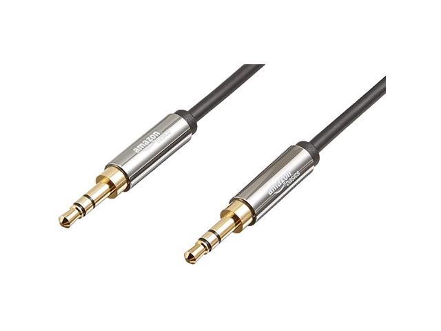Basics 35 mm Male to Male Stereo Audio Aux Cable 4 Feet 12 Meters 2Pack
