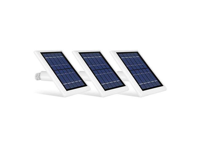 2W 6V Solar Panel with 131ft4m Cable Compatible with Arlo UltraUltra 2 Arlo Pro 3Pro 4 Arlo Floodlight ONLY 3Pack White NOT Compatible with Arlo