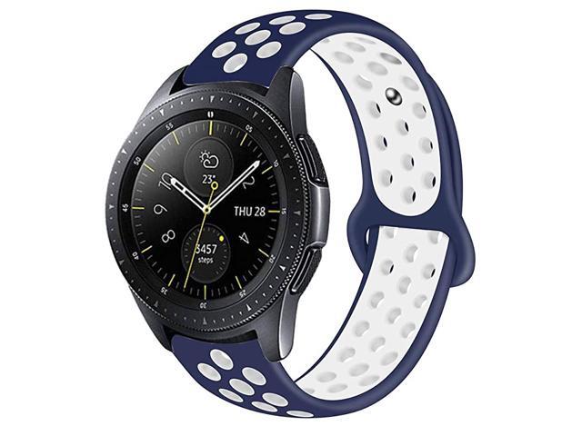 with Samsung Galaxy Watch Active 40mmGalaxy Watch 42mm Bands Sets 20mm Breathable Silicone Strap Sports Replacement Wristband for Galaxy Watch