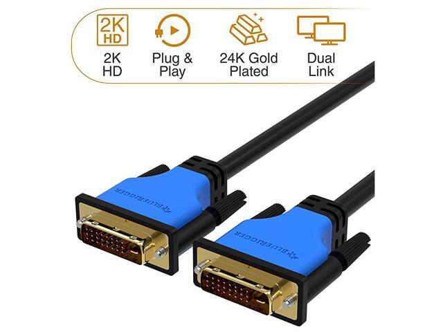 DVI to DVI Cable 10 Feet Monitor Cable Dual Link Male to Male Black