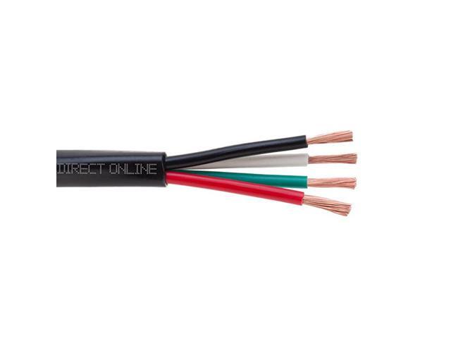 Outdoor UV Protection Rated Professional Speaker Audio Cable 16AWG Direct Burial 164 Bulk Spool 164