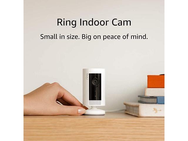 Indoor Cam Compact PlugIn HD security camera with twoway talk Works with Alexa White