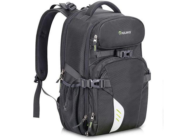 Video Camera Backpack Fit 2 DSLRSLR Camera 35 Lenses 156 inch Laptop for Outdoor Travel Grey