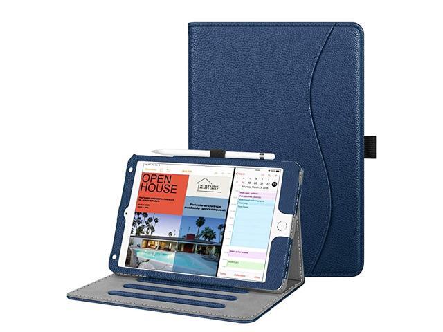 Case for iPad Mini 4 Corner Protection MultiAngle Viewing Folio Smart Stand Protective Cover with Pocket Auto WakeSleep Compatible with iPad Mini