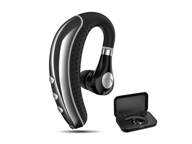 Bluetooth Headset V50 Bluetooth Earpiece with Mic and Mute Key Wireless Noise Reduction Business Earphone for DrivingMeetingListening