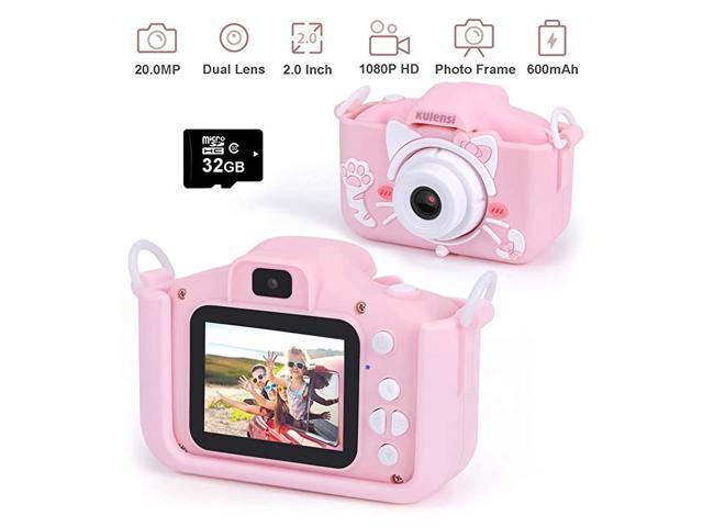 Digital Camera Child Camcorder Girls Birthday Toy Gifts for 413YearOld Children Update Dual Cameras 200MP Toddler Video Recorder 1080P IPS 2 Screen