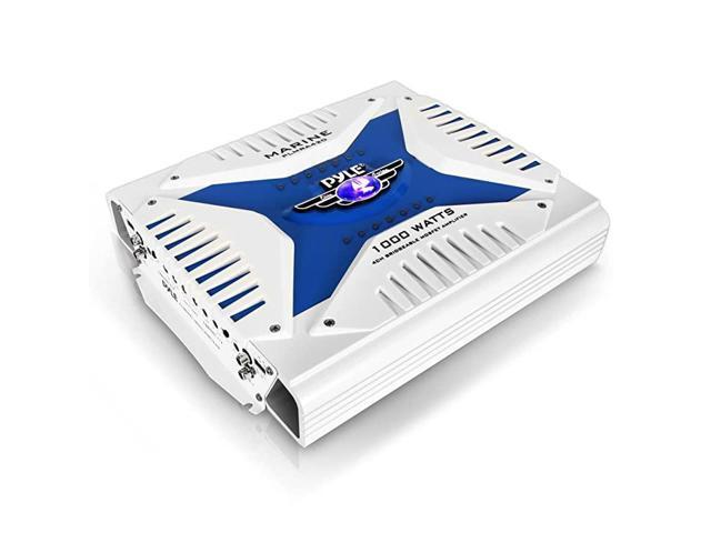 Hydra Marine Amplifier Upgraded Elite Series 1000 Watt 4 Channel Bridgeable Amp TriMode Configurable Waterproof MOSFET Power Supply GAIN Level