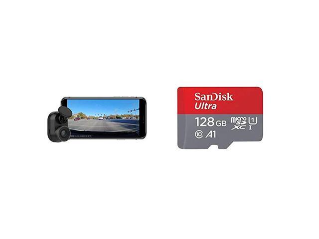 Dash Cam Mini Car KeySized Dash Cam 140Degree WideAngle Lens Captures 1080P HD Footage SanDisk Ultra 128GB MicroSDXC UHSI Card with Adapter 100MBs