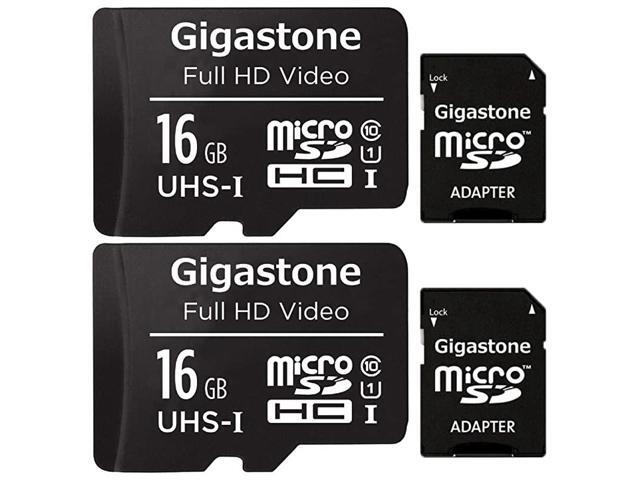16GB 2Pack Micro SD Card FHD Video Surveillance Security Cam Action Camera Drone 85MBs Micro SDXC UHSI U1 Class 10